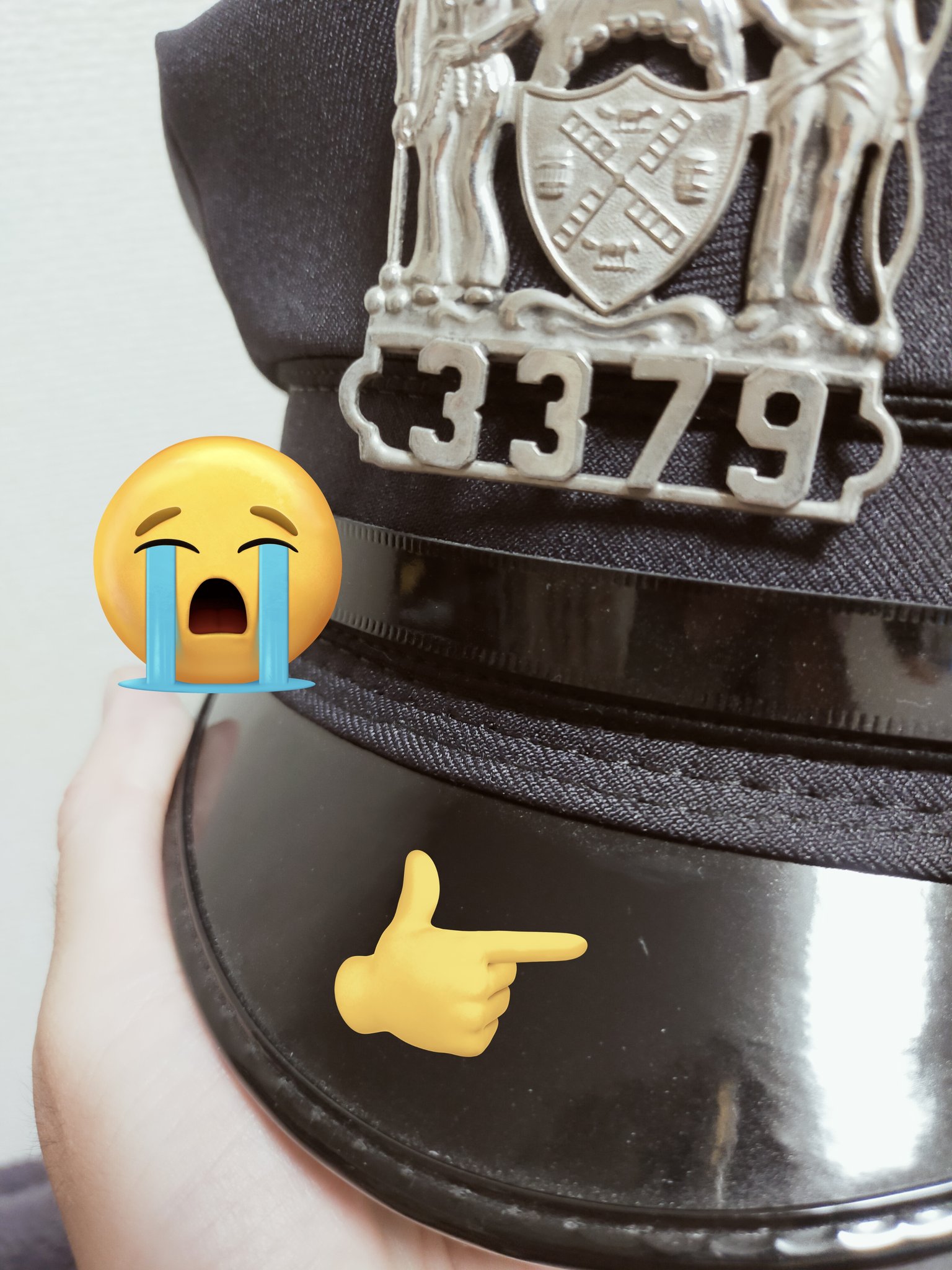 希少】NYPD/ SARGEANT（巡査部長）/制帽 サイズ 7 1/2 - メルカリ