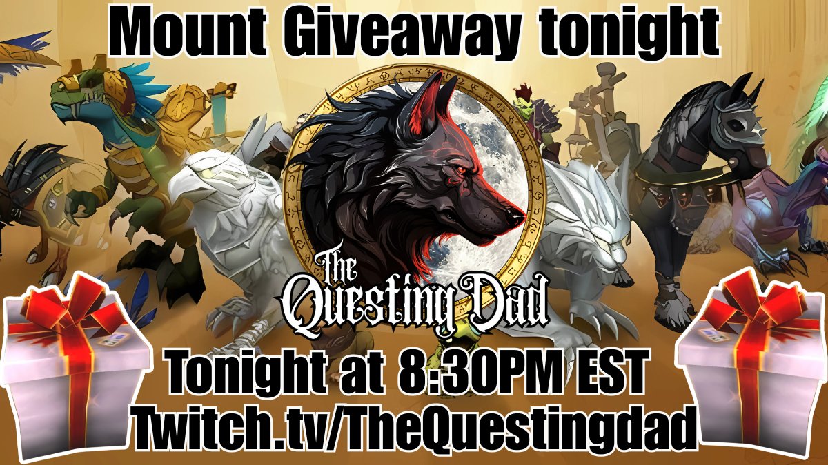 thequestingdad's tweet photo. Live now on Twitch! Streaming World of Warcraft’s Mists of Pandaria Timewalking event, leveling Horde characters with TWO mount giveaways! Join the adventure! https://t.co/VR9KLCRMzm #WoW #Timewalking #LiveStream #Giveaway #QuestingDad https://t.co/jCyla0psqG