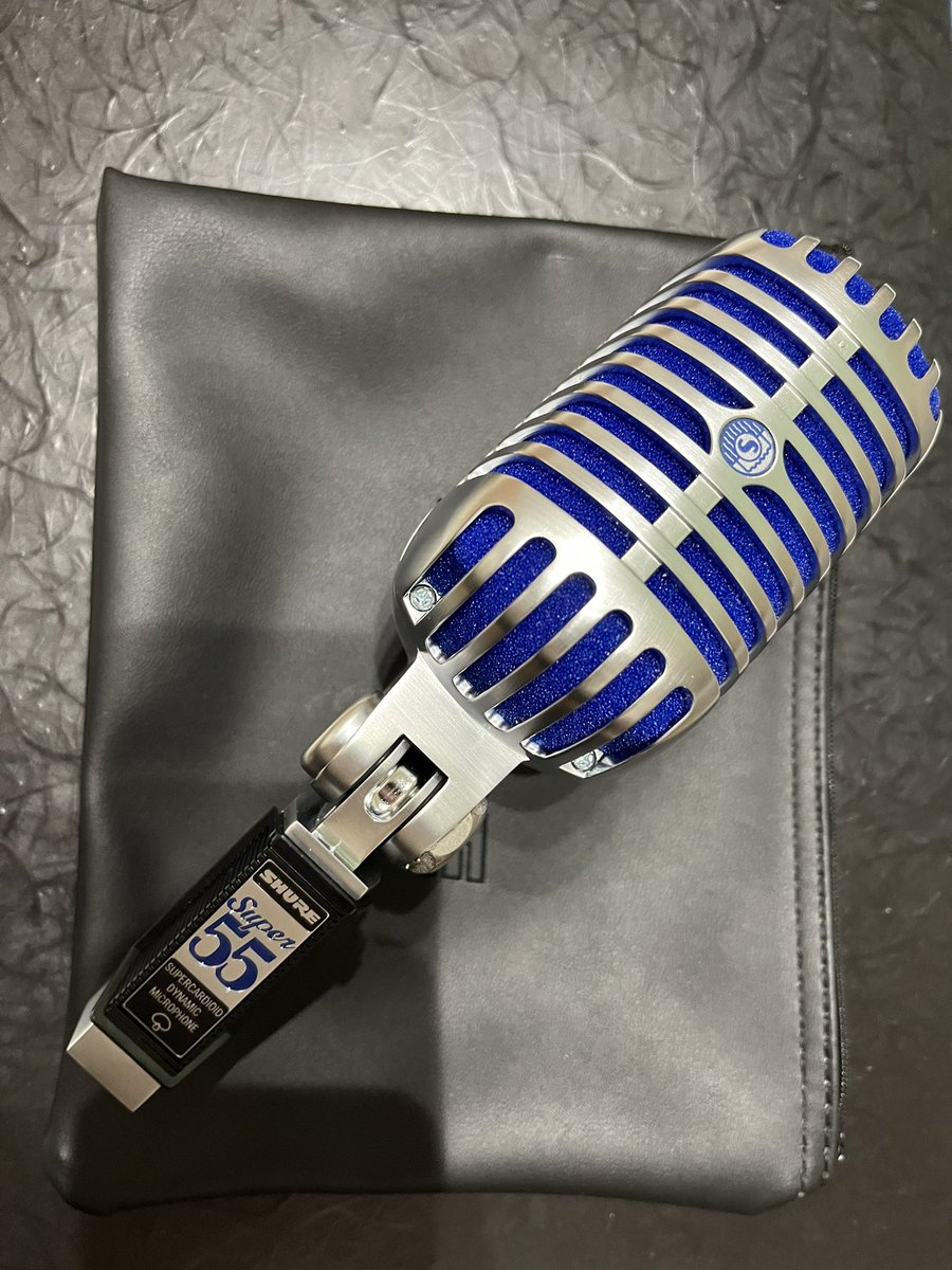 stmoritz's tweet photo. My New Gear...
SHURE SUPER 55-J
バンド用にルックス重視で
マイク買ったの初めて
#mng
#SHURE
#SUPER55 https://t.co/5duLxAOHql