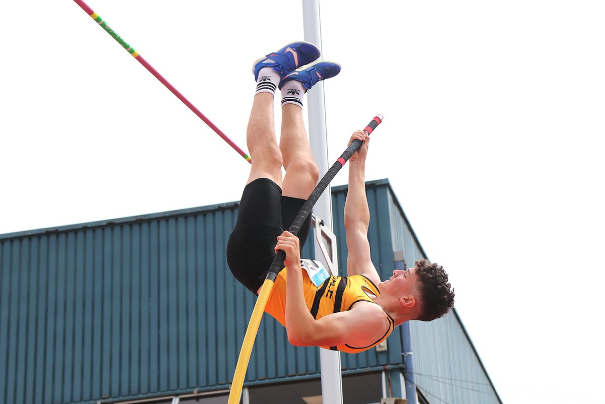 Athletics Ireland (@irishathletics) on Twitter photo New Championship Record🔥
Fionn Naughton of Leevale A.C. soared to a new U16 Boys Pole Vault Championship Record with a clearance of 4.10m at the 123.ie National Juvenile Track & Field Championships this morning 👏
He surpassed the previous record of 4.01m set New Championship Record🔥
Fionn Naughton of Leevale A.C. soared to a new U16 Boys Pole Vault Championship Record with a clearance of 4.10m at the 123.ie National Juvenile Track & Field Championships this morning 👏
He surpassed the previous record of 4.01m set