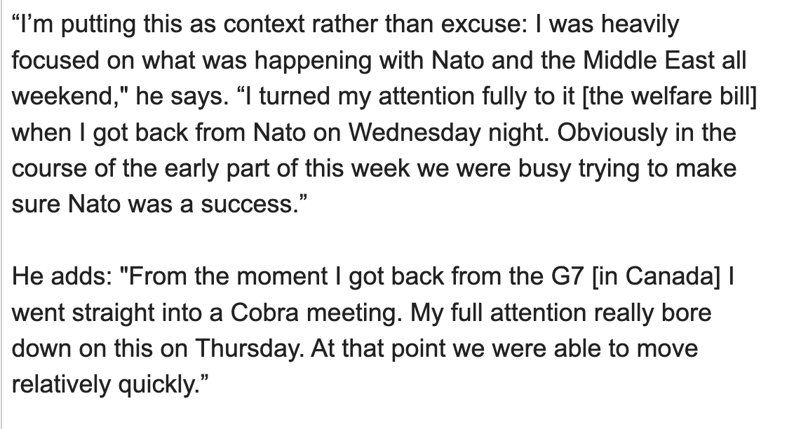 devlinjj's tweet image. An admission by @Keir_Starmer that he is not capable of being Prime Minister. If that statement is not a reason to resign I don't know what is.