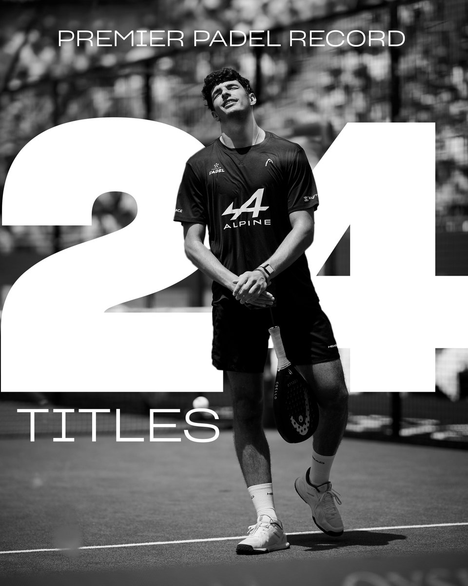 The King. Breaking records at home. 24 Premier Padel titles. 👑 @arturocoello__

#PremierPadel #ValladolidPremierPadelP2