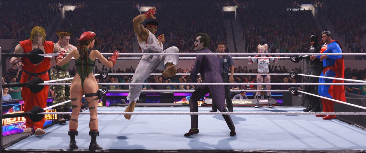 DC vs Street Fighter in WWE2K25

All mods commissioned by <a href="/TheCaWLife/">CaW Life</a> except
Harley Quinn which was a custom commissioned mod by <a href="/refatrahman16/">refat</a>