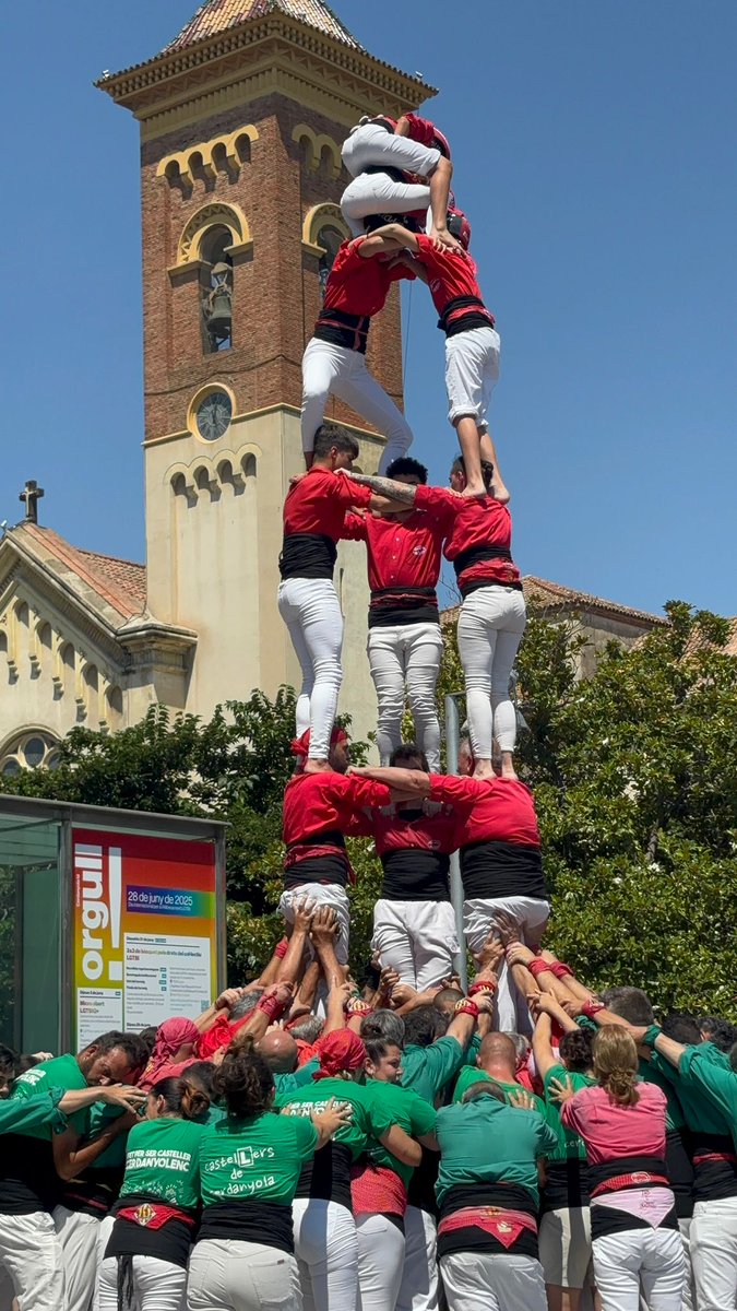 Avui hem actuat a Cerdanyola del Vallès: 

Pd4ps / 3d6 / 4d6p(id) / 4d6p(id) / 4d6 / 2d6/ Pd4 / Pd4

Moltíssimes gràcies a <a href="/ccerdanyola/">Castellers de Cerdanyola</a> per les pinyes i per la meravellosa diada!!