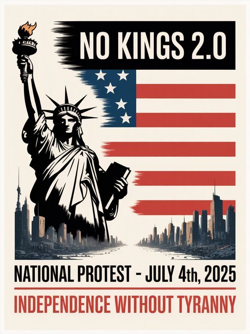 Souli🌺a sassy, classy & a bit smart-assy Democrat (@souli_bird) on Twitter photo NO Kings July 4th!
Pass it on!!! 🇺🇸
Florida Only Room
join ask <a href="/Souli_Bird/">Souli, a sassy, classy & a bit smart-assy Democrat</a> NO Kings July 4th!
Pass it on!!! 🇺🇸
Florida Only Room
join ask <a href="/Souli_Bird/">Souli, a sassy, classy & a bit smart-assy Democrat</a>
