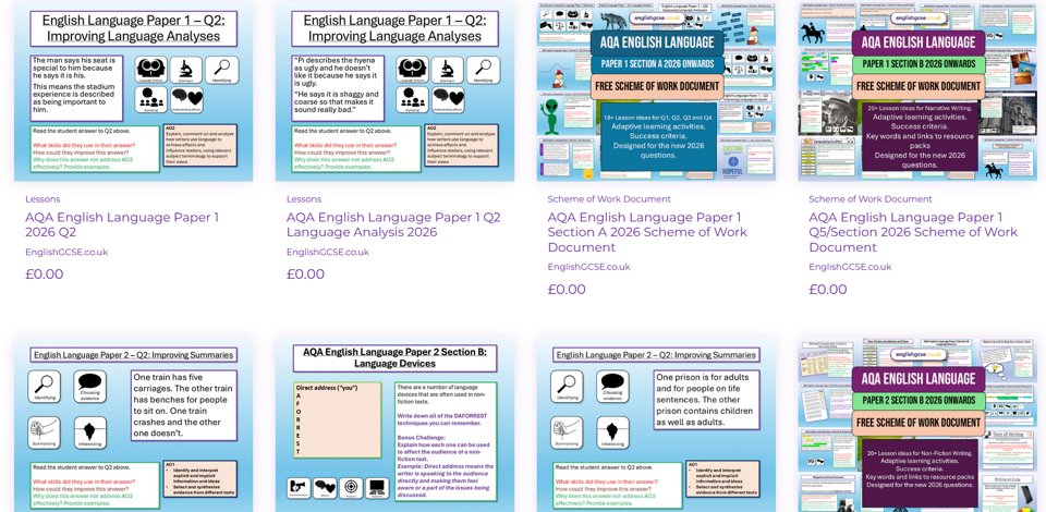 EnglishGCSEcouk's tweet image. FREE AQA English Language 2026 resources:
englishgcse.co.uk/search?type=pr…
#teamenglish #edutwitter #teachertwitter #gcses #gcses2026 #teachers #teach #teaching #teacherlife #aqa #aqa2026 #teachergoals #school #endofterm #endofyear #backtoschool #free #resources #education #ukedchat