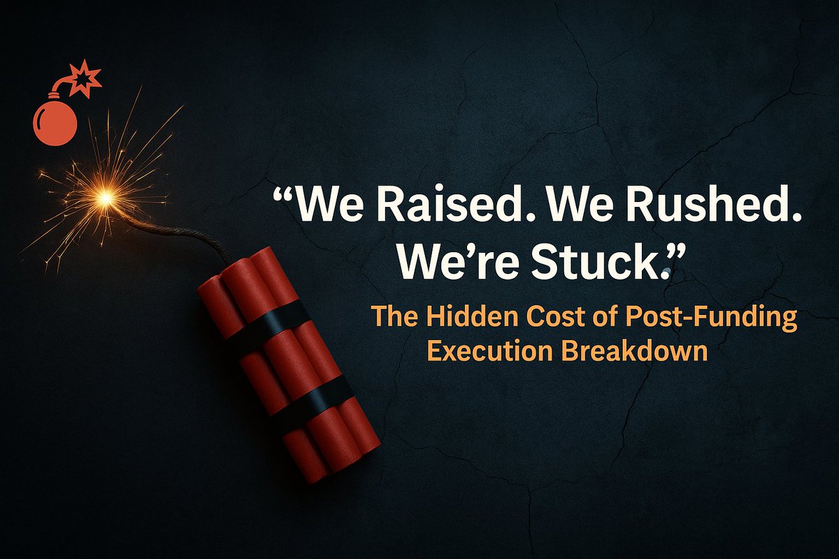 FutureByPG's tweet photo. Check out the latest article in my newsletter: 🧨 &amp;quot;We Raised. We Rushed. We’re Stuck.”  https://t.co/UvADcoeRQd via @LinkedIn https://t.co/8vCWXC2WaT