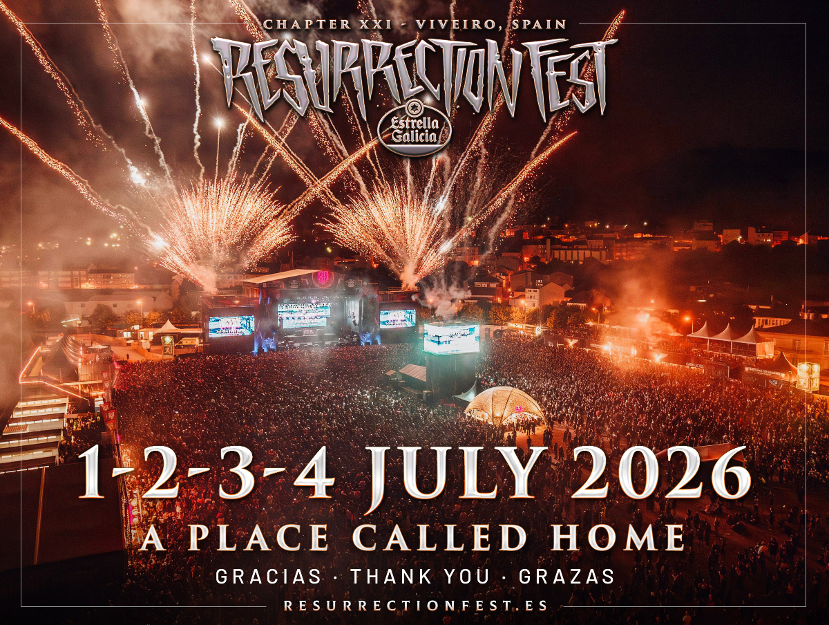 ¡GRACIAS a todo el mundo por esta edición! El Resurrection Fest EG 2025 ha sido todo un éxito, una de las mejores ediciones que hemos tenido y, con diferencia, la más multitudinaria hasta la fecha.

No podemos estar más contentxs con el mejor público que hay, vosotrxs, que nos