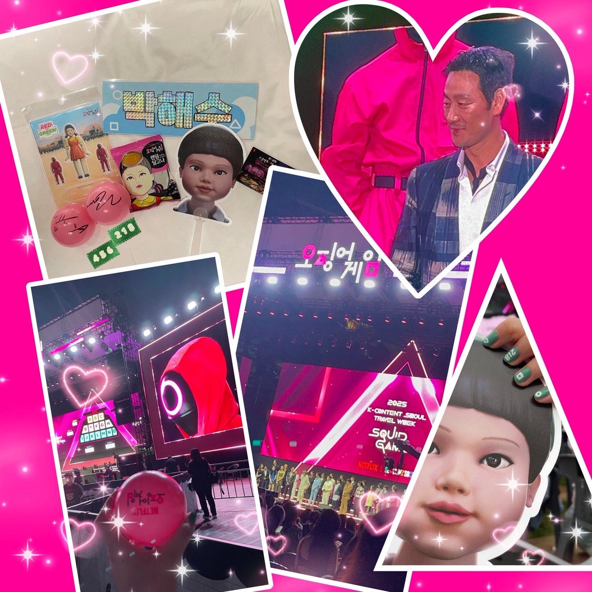 _0_0_yy's tweet photo. イカゲームファンイベント、行けてよかった🥹俳優さんたち、監督に会えたの嬉しかった、、素晴らしい作品をほんとにありがとう！！！
イカゲームと出会えてよかった、大好きだよ💖
#SquidGame #イカゲーム3 https://t.co/oMmhzMCGYf