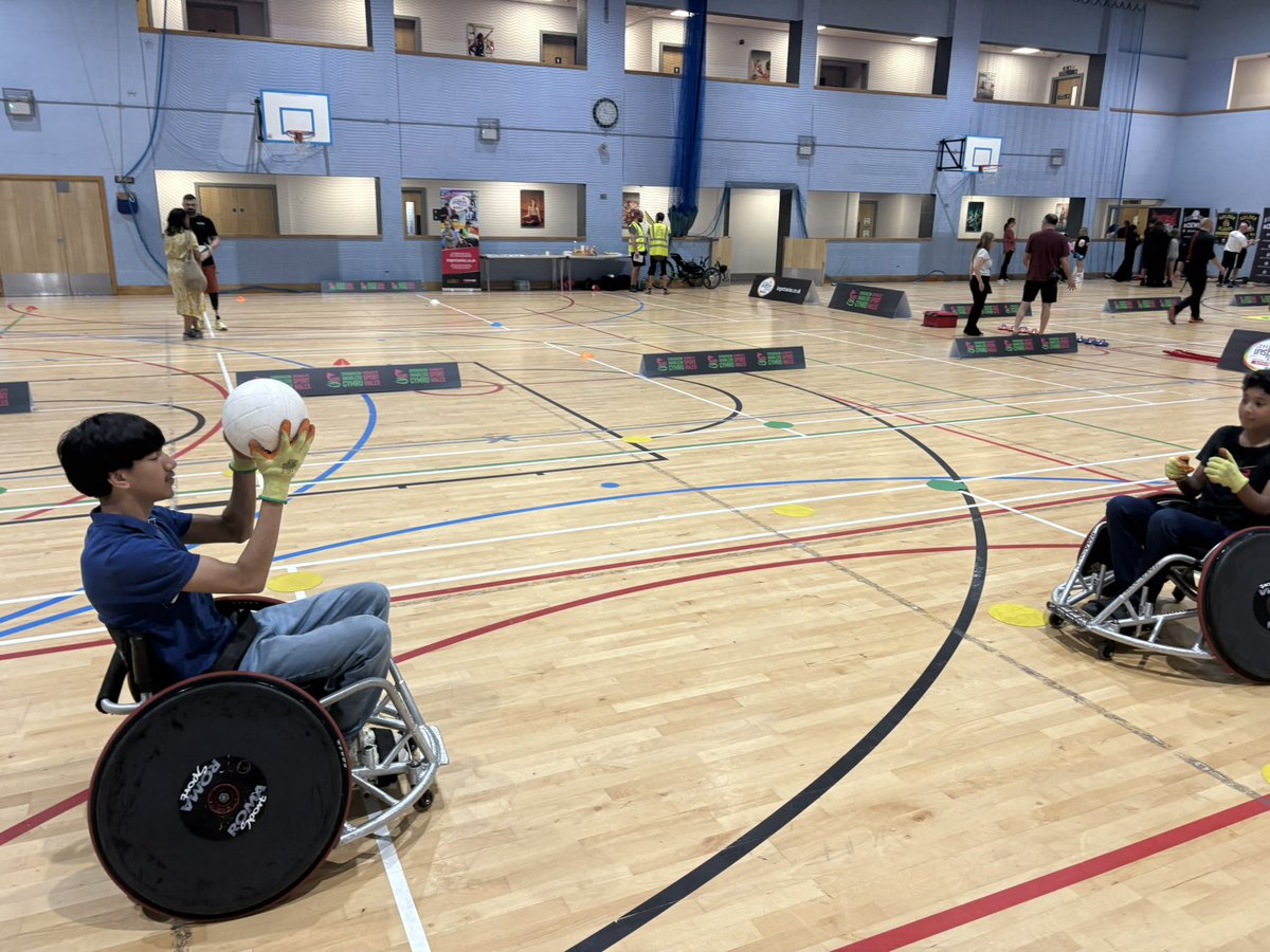 Cardiff Rugby Community Foundation (@crugbycommunity) on Twitter photo Today we partnered up with <a href="/dsw_news/">Disability Sport Wales</a> to deliver wheelchair rugby and inclusive rugby at DSW EDC insport event.
Events like this wouldn’t be possible to attend without the support from <a href="/DSCommercials/">David Spear Commercial Vehicles</a> so we can transport wheelchairs to events like this Today we partnered up with <a href="/dsw_news/">Disability Sport Wales</a> to deliver wheelchair rugby and inclusive rugby at DSW EDC insport event.
Events like this wouldn’t be possible to attend without the support from <a href="/DSCommercials/">David Spear Commercial Vehicles</a> so we can transport wheelchairs to events like this