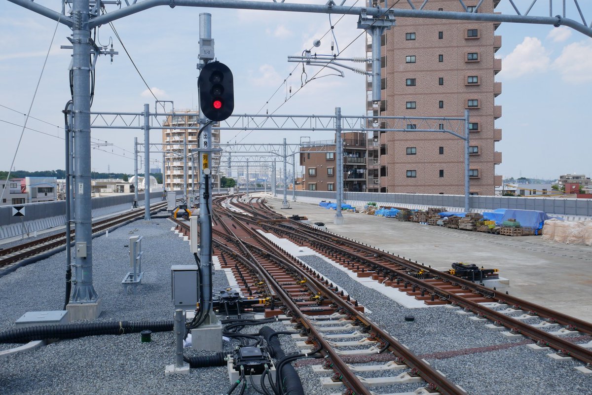 KenSushiJP's tweet photo. 本日下り線ホームが高架化された東村山駅を撮影しました
#東村山 https://t.co/uQt17hrl2Y