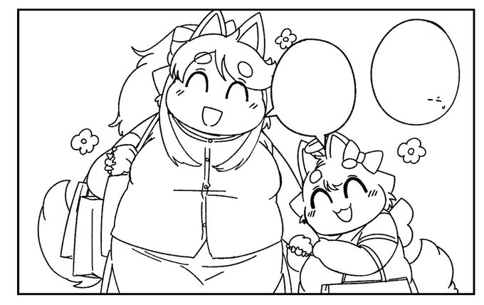 今回の漫画はママと天使の絡みがいっぱいで描いてて楽しい😘 