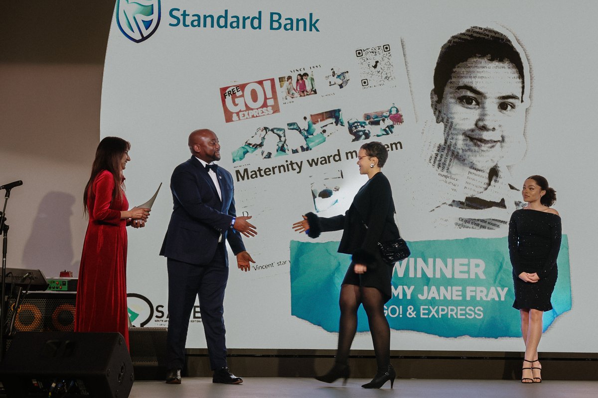 SAEditorsForum's tweet photo. Standard Bank and Sanef congratulate the winners of the 2025 Standard Bank Sikuvile Journalism Awards

https://t.co/LCID2pGzfu https://t.co/4Y88s20tVO