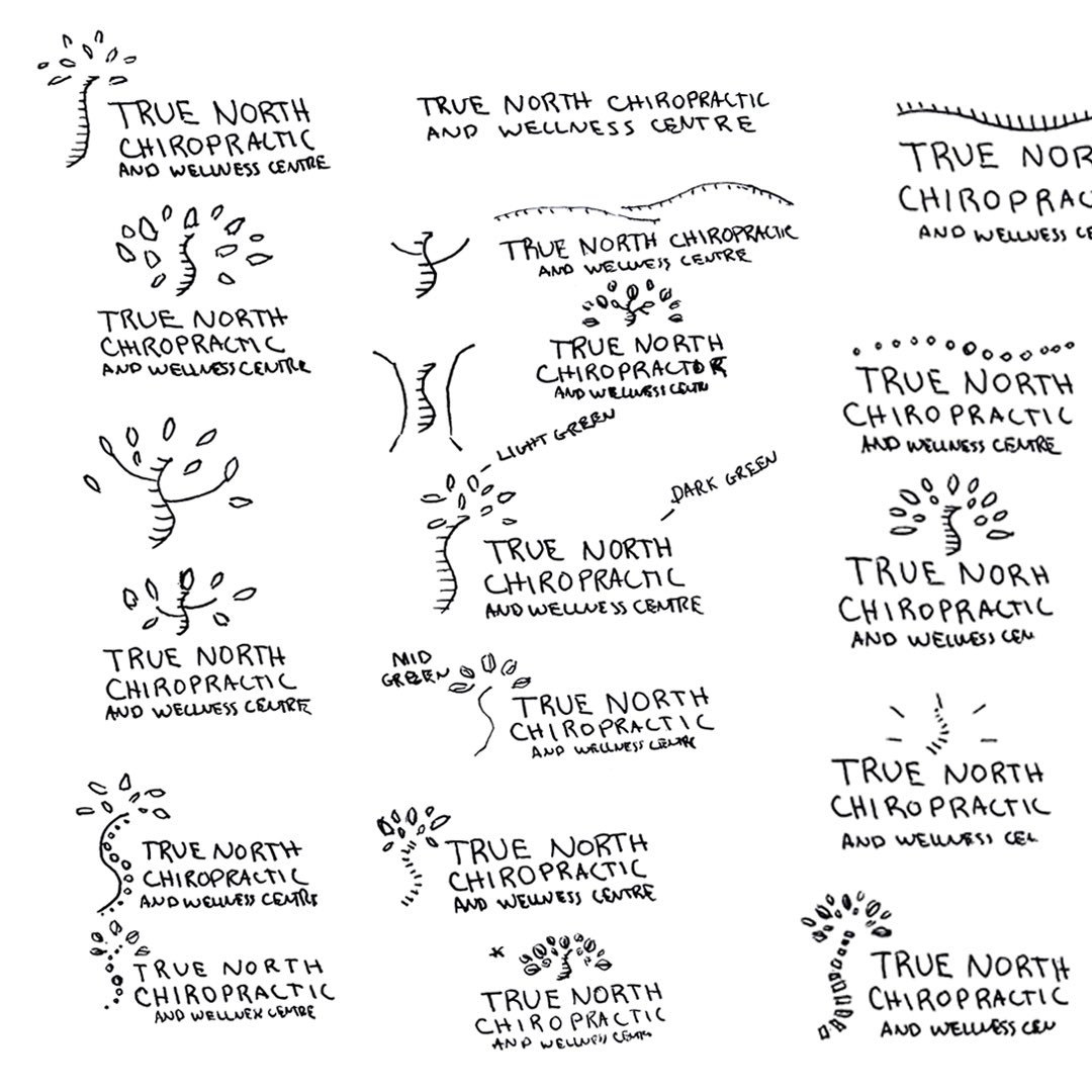 mindislandesign's tweet photo. Some logo variations we designed for True North Chiropractic and Wellness Centre. The goal was to create a modern identity with a softer side that represents a holistic wellness clinic, incorporating a spine and/or a tree.

#logodesign #brandidentity #wellnessclinic https://t.co/mmnGqd8G5V