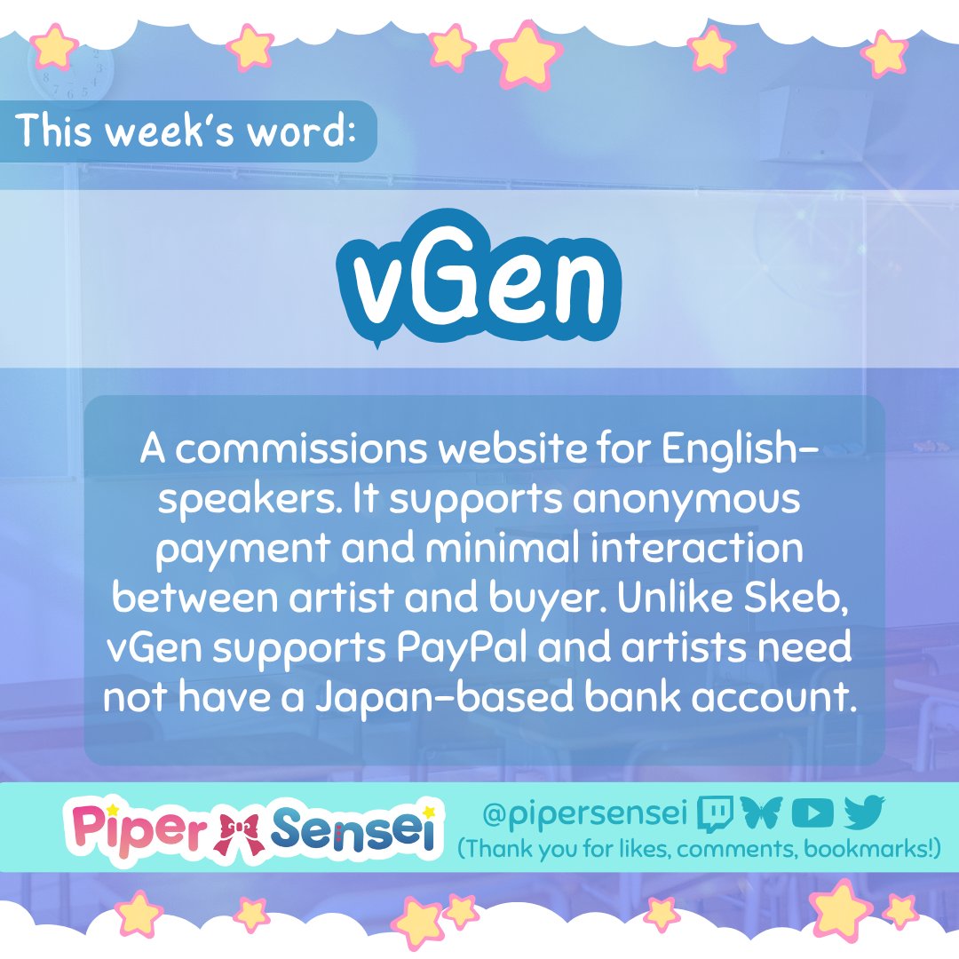 pipersensei's tweet image. ๐ This Week's Word! ๐ #VTuberterm
Probably an art site more VTubers are familiar with ๐