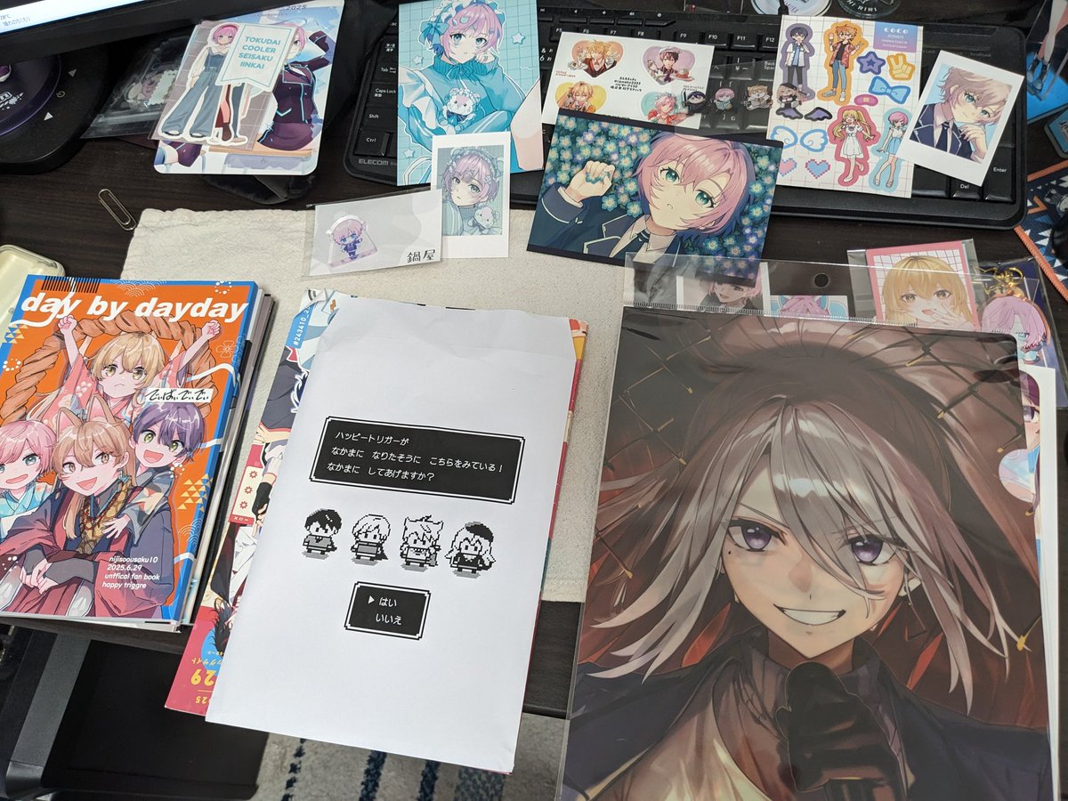 hot_tables's tweet photo. にじそ初参戦でした！
未来人のことが好きな人が沢山いたし、神絵師さん達が未来人のイラストを描いてくれて嬉しい限りでした！😭 https://t.co/weo9VN6Wm9