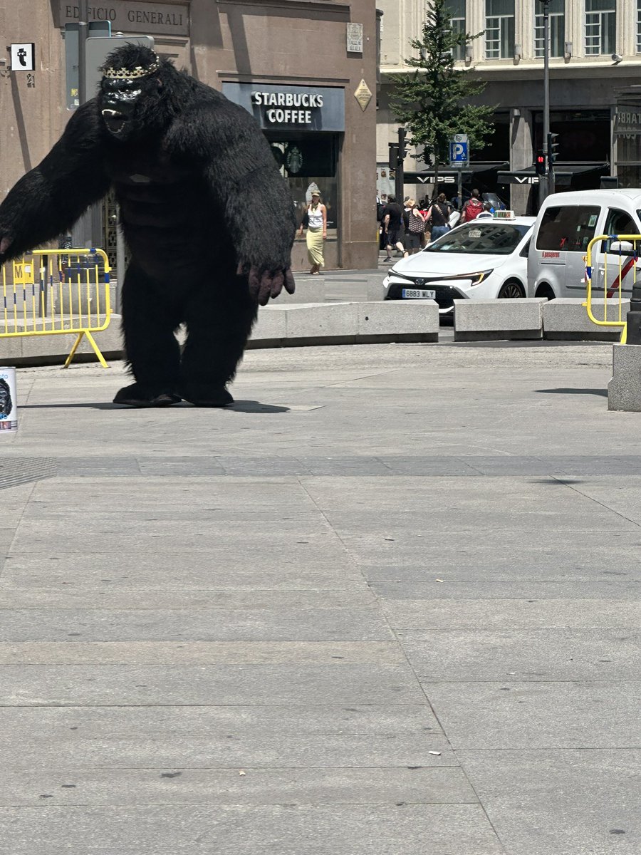 37º en Madrid.  Pleno sol <a href="/policiademadrid/">Policía Municipal de Madrid</a>  Esto se puede permitir? Es inhumano.
