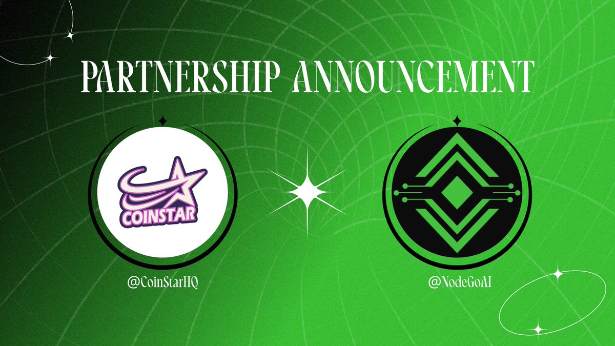 CoinStarHQ's tweet image. 📢 CoinStar x @NodeGoAI Partnership Announcement
We’re thrilled to announce our partnership with NodeGo, a groundbreaking decentralized computing network that transforms idle CPU, GPU, and bandwidth into monetizable assets. Designed for AI workloads and Web3 projects, NodeGo…