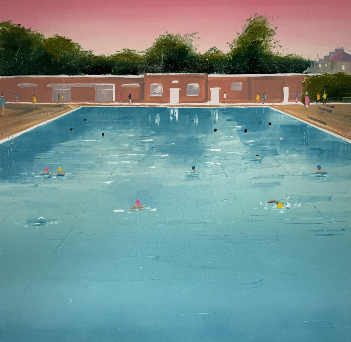 ‘Printed paintings’ aka monotypes of <a href="/Brockwell_Lido/">Brockwell Lido</a> coming to <a href="/UrbanArtBrixton/">UrbanArt</a> next weekend 5/6 July, Josephine Avenue, SW1 
#lido #art #printmaking #coldwaterswimming