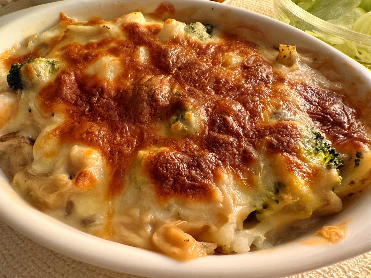 ちーずぐらたん໒꒱.* Z's MENU】グラタン好きのためのシーフードグラタン｜GRAND