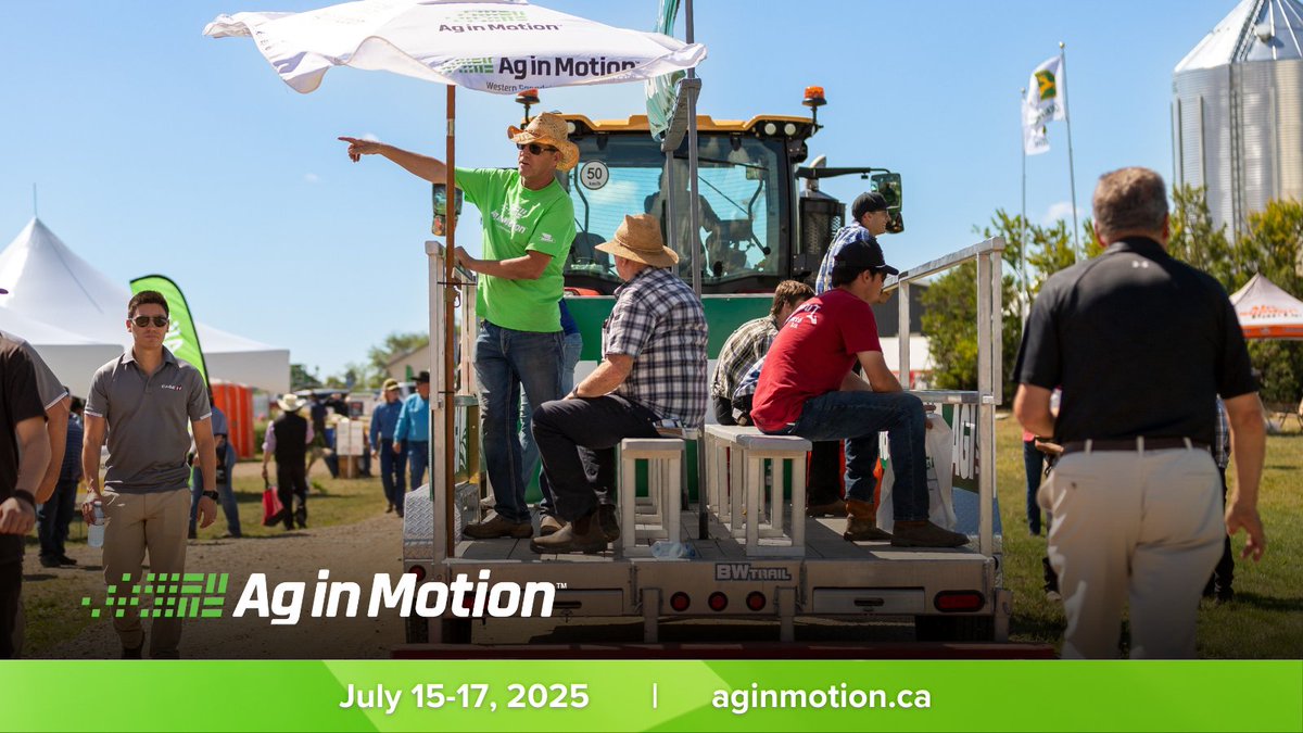 Ag in Motion (@aginmotion) on Twitter photo #AgInMotion isnβt just about businessβitβs about having a great time.
Enjoy the energy of Western Canadaβs largest outdoor farm expo!
π
 July 15-17, 2025
π Langham, Saskatchewan
ποΈ Get your tickets now!
aginmotion.ca
#AIM25 #AgInMotion isnβt just about businessβitβs about having a great time.
Enjoy the energy of Western Canadaβs largest outdoor farm expo!
π
 July 15-17, 2025
π Langham, Saskatchewan
ποΈ Get your tickets now!
aginmotion.ca
#AIM25