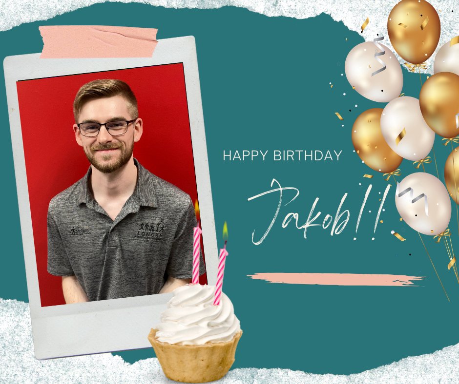 Promo_PT's tweet photo. Join us in wishing Jakob, one of our PT's, a very Happy Birthday! We hope you have a good day! https://t.co/H2NzdGmEOV