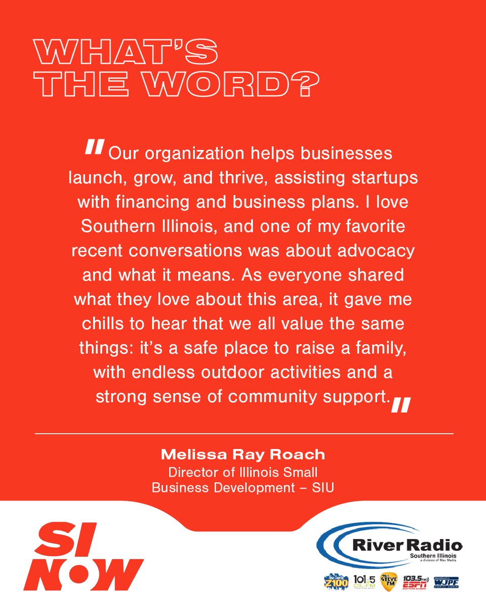 SouthernILNow's tweet image. Melissa Ray Roach shared a moment that stuck with us:
Hearing people talk about what they love most about Southern Illinois — safety, nature, and a sense of belonging — was powerful.
It’s a reminder of what makes this region so special.
#SINow #SouthernIllinois #CommunityFirst