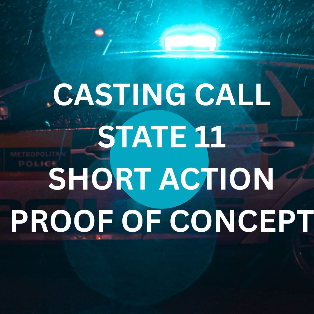 ICYMI
We are casting TWO roles for State 11 (UK only)
Police officer - male, playing age mid 30-mid 40s, ex marine so must physically look the part 
Gangster - male, early-mid 20s, this is a NASTY character
IF we raise the money it will be paid, if not then expenses/credit only.