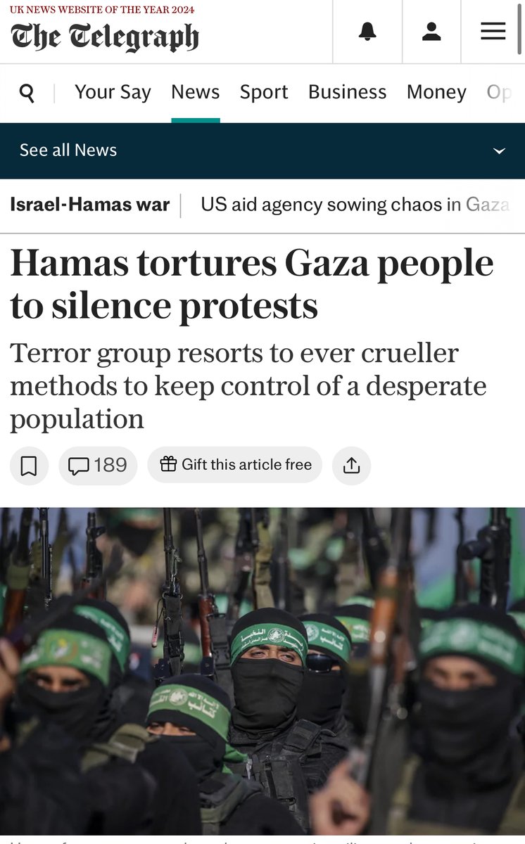 When Hamas tortures Palestinians, the world shrugs. 

No UN. No BBC outrage. No campus protests or human rights champions in sight.

I guess 'Free Palestine' only matters when you can blame Israel ...