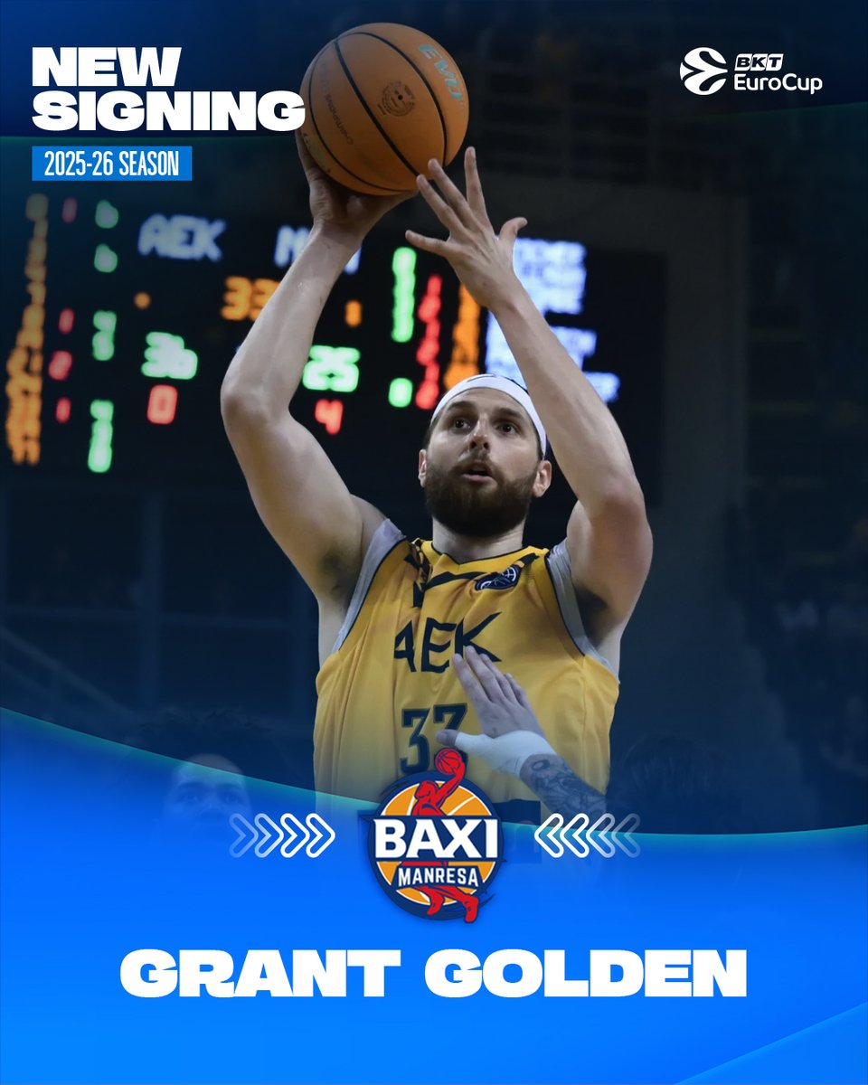 .<a href="/BasquetManresa/">BAXI Manresa</a> adds size with <a href="/GrantGolden2/">Grant Golden</a> ✍️
