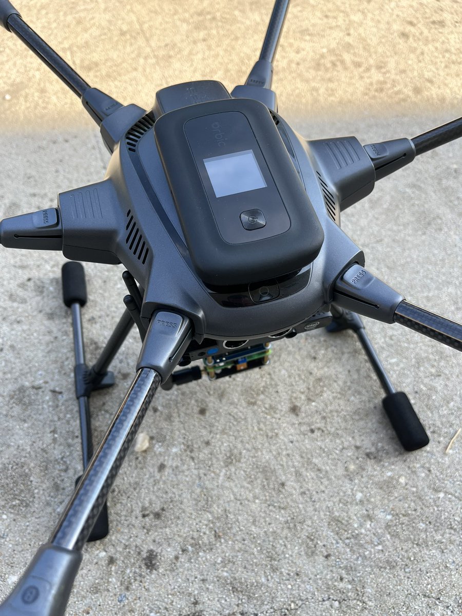cemaxecuter (@cemaxecuter) on Twitter photo DragonSDRone payload strapped to a Typhoon H: Epiq SDR + Pi5, U.FLs and antennas w/ an Orbic hotspot for LTE backhaul + RayHunter. Now I can access the RF spectrum up to 6Ghz from anywhere—all while airborne. Just gotta keep it airborne! 📡 #SDR #EW <a href="/geerlingguy/">Jeff Geerling</a> <a href="/K9DefenseTech/">Canine Defense Technologies</a> DragonSDRone payload strapped to a Typhoon H: Epiq SDR + Pi5, U.FLs and antennas w/ an Orbic hotspot for LTE backhaul + RayHunter. Now I can access the RF spectrum up to 6Ghz from anywhere—all while airborne. Just gotta keep it airborne! 📡 #SDR #EW <a href="/geerlingguy/">Jeff Geerling</a> <a href="/K9DefenseTech/">Canine Defense Technologies</a>