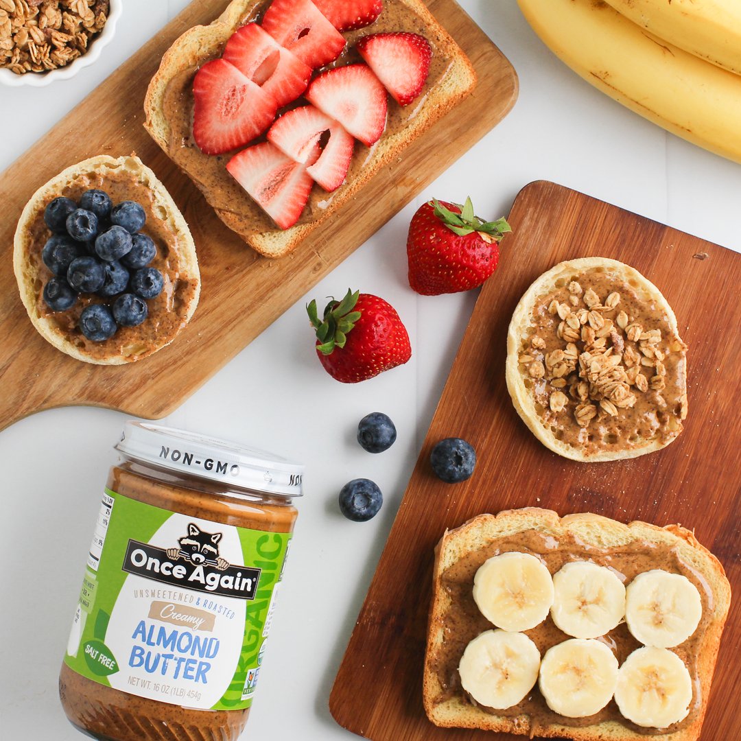 It’s Almond Butter Day! 🥳 We’re celebrating with 20% OFF all Almond Butter jars - because healthy habits start with delicious choices. 🫶

Stock up now at onceagain.com! Your snacks (and your kids!) will thank you. 🐻💛