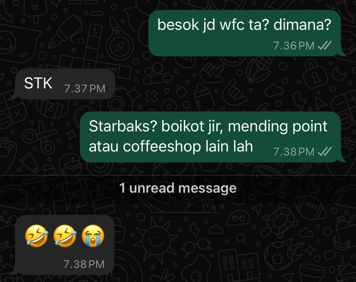 sbyfess's tweet photo. emg salah ya -rek lagipula kan overprice kopi nya juga biasa aja. malah diketawain https://t.co/1VI2d7wTxX