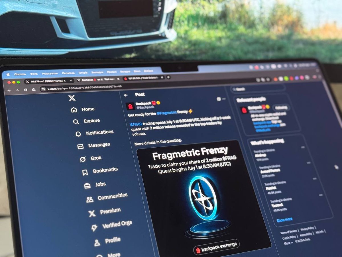 RSS7Fund's tweet photo. 🎒 BackPack x $FRAG 🧵

Starting July 1st: a new promo campaign with 2,000,000 $FRAG rewards for top traders

Same mechanics as the SUI promo in Season 1  but this time, it's Fragmetric token https://t.co/W6qJ920pBb