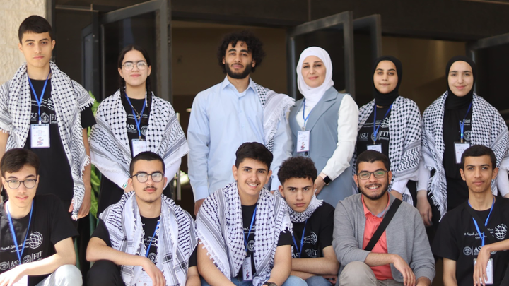 "Palestine at the International Mathematical Olympiad"

As a cascading consequence of Israel's war against Iran, the tickets of Palestinian participants to the International Mathematical Olympiad have been cancelled. A Gofundme campaign has been launched:
gofund.me/7299c05b