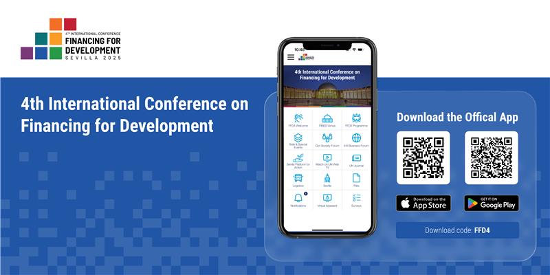📣Preparations are in full swing for #FFD4!

Here’s what to expect as world comes together to #FinancingOurFuture ⬇️

🌎15,000 participants
🟠Int'l Business Forum, SDG Investment Fair &amp; 300+ side events
ℹ️ financing.desa.un.org/ffd4/programme
📺 webtv.un.org/en

Explore on the App!📲