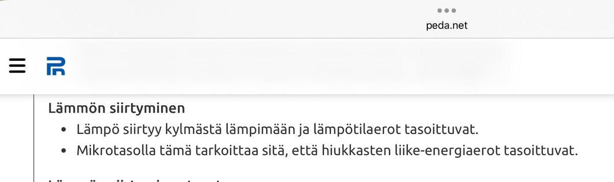 Lämpö siirtyy kylmästä lämpimään, opettaa peda.net.

Ennen oli asiat paremmin, lämpökin siirtyi kuumasta kylmään.

#ilmastonmuutos?