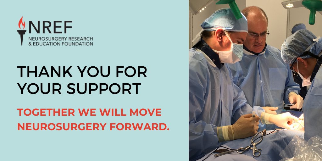 NREFORG's tweet image. Thank you to the donors, partners & organizations that supported NREF this year! Your generosity drives research, education & innovation in neurosurgery. Give back: ow.ly/ufNB50Wg2us #Neurosurgery #NREF #GiveBack