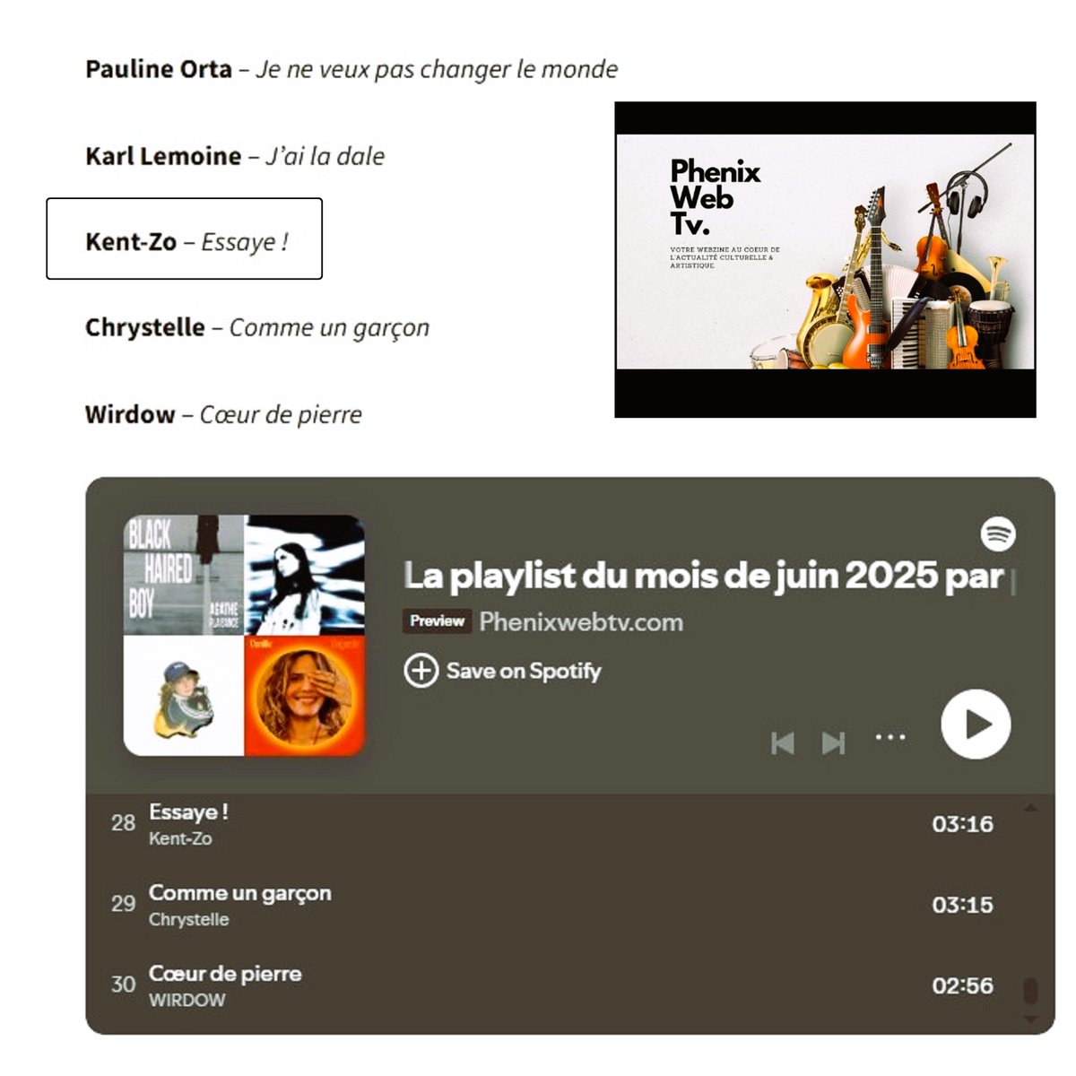KENTZOOfficiel's tweet photo. Retrouvez le titre "Essaye !" dans la sélection du mois de juin 2025 proposée par la rédaction du site @phenixWebZine
https://t.co/voRIuToA38
https://t.co/hSaXVfjPM1
#Phenixwebtv #Webzine #Sélection #Mois #Selection #Month #Music #Musique #Playlist #Danse #Essaye #Kentzo https://t.co/aAOfVGOLTV