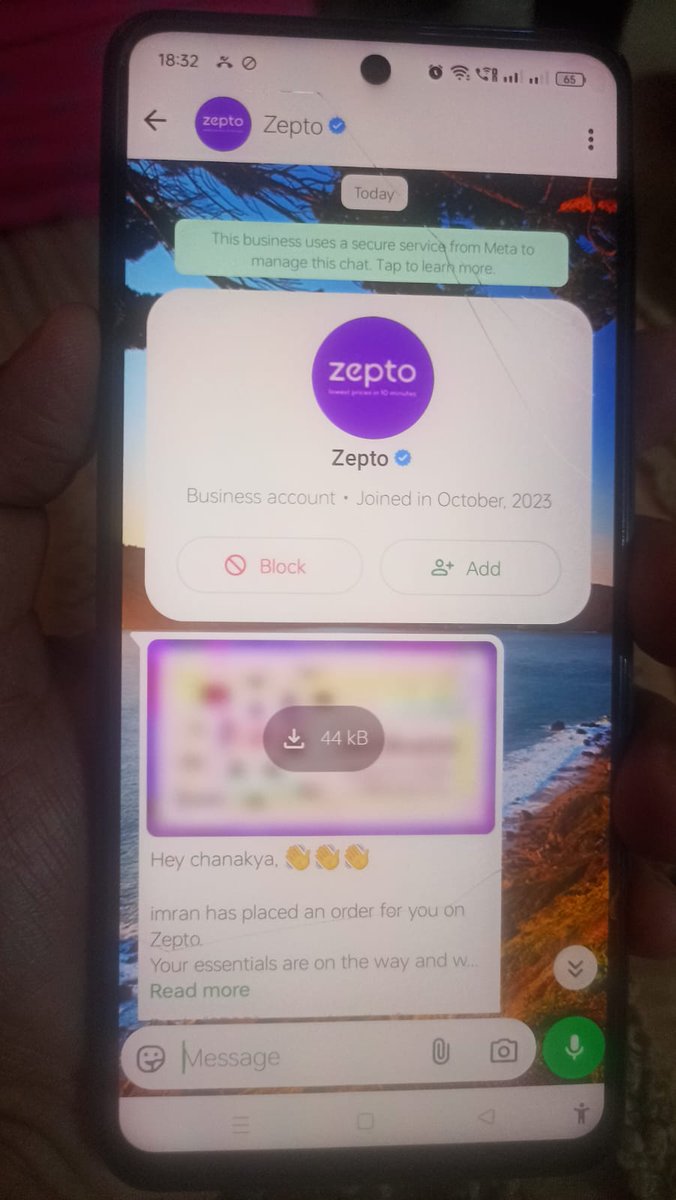 An_Sahn's tweet photo. Dear @ZeptoNow Someone who doesn't know my name, nor my address is trying to deliver coffee to me from Lucknow to Delhi. 
#fraud #ScamAlert #zepto #zeptoscam https://t.co/tAdEEIXgJY