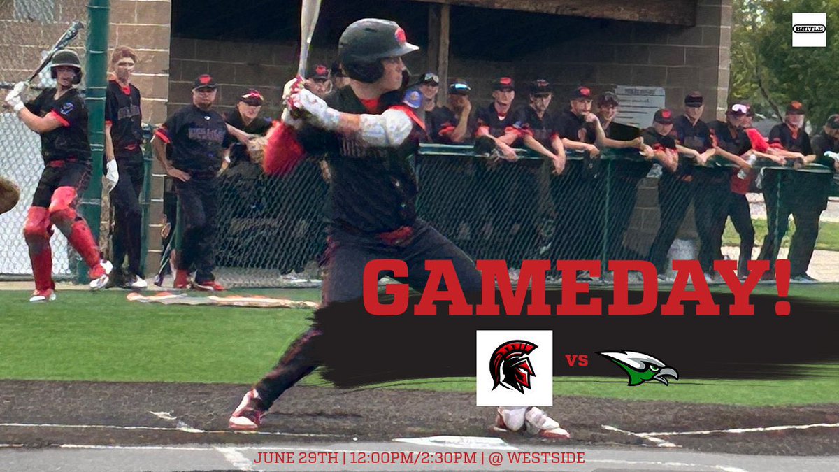 Westside_BB's tweet photo. 🚨GAMEDAY🚨

Let’s play ✌️

📅: Sunday, June 29th
⏰: 12:00PM/2:30PM
📍: Westside
🆚: Skutt

#BattleWarriors #SBS #TimeForBattle https://t.co/0OXdhw7Qhn
