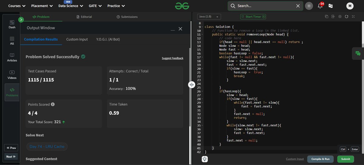 Darshan_031's tweet photo. Day 73 to 76 Solving GFG160 Days Challenge
@geeksforgeeks

#GFGChallenge #CodingJourney #gfg160 #geeksforgeeks #geekstreak2025Day https://t.co/wEFnc8BNas