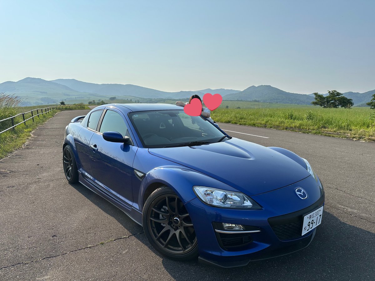 rontanruntan's tweet photo. 絶景＆rx8( •ᴗ• )
 #ナイタイ高原牧場 https://t.co/57RIHA7R5R