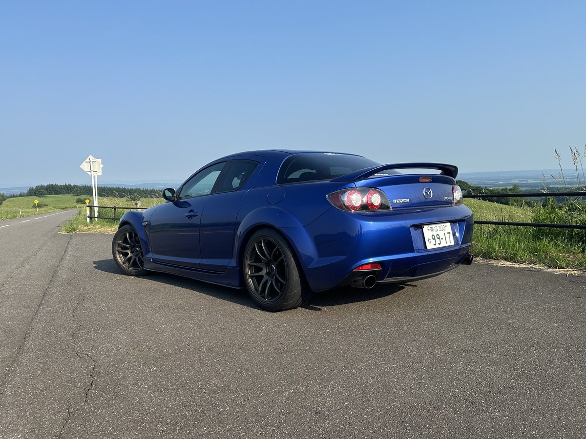 rontanruntan's tweet photo. 絶景＆rx8( •ᴗ• )
 #ナイタイ高原牧場 https://t.co/57RIHA7R5R