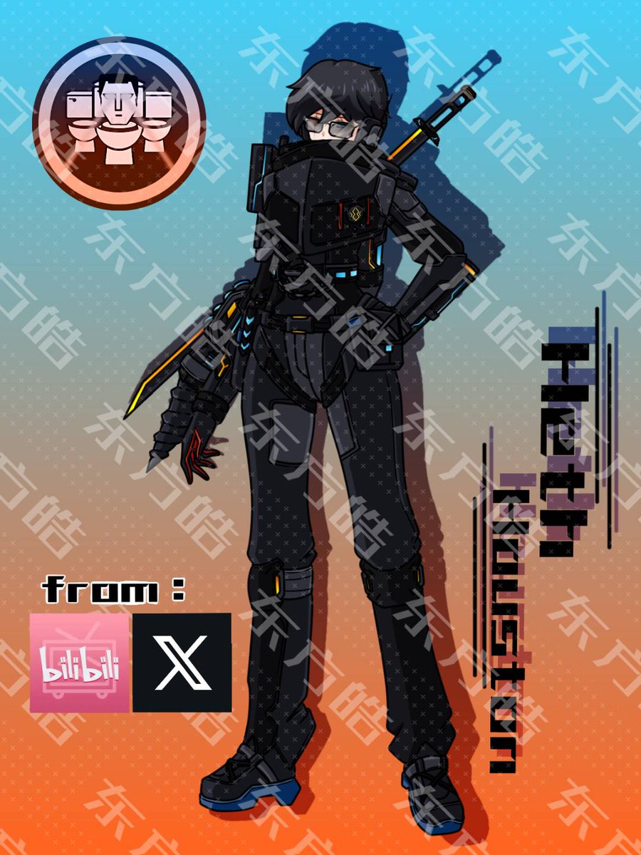 Heth Houston, she is the captain of the reconnaissance squad and also Aella's close friend(•∀•)っ/凵
#SkibidiToiletfanart #skibidi_toilet 
#SkibidiToilet