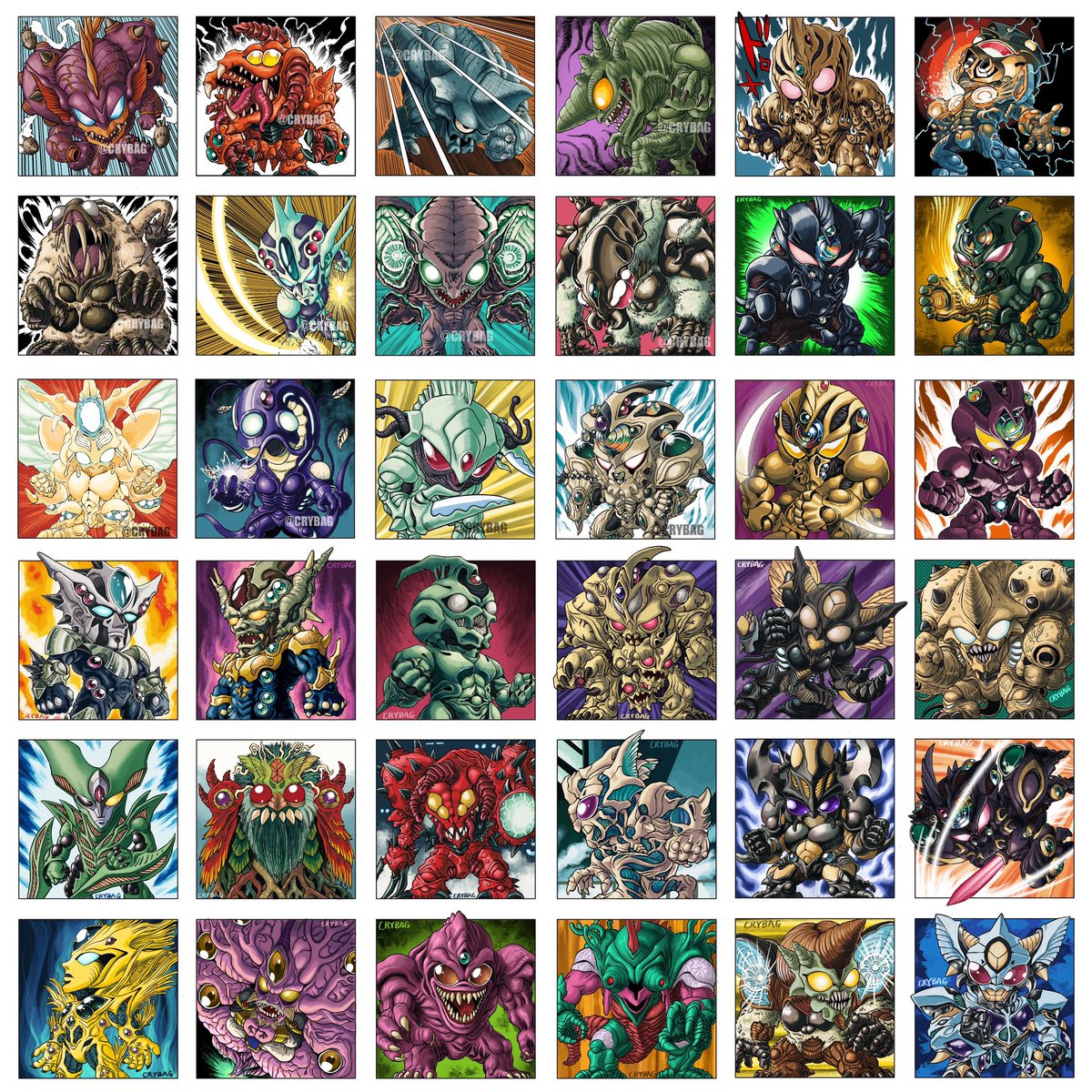 cryingbag's tweet image. Guyver chibi art.#強殖装甲ガイバー