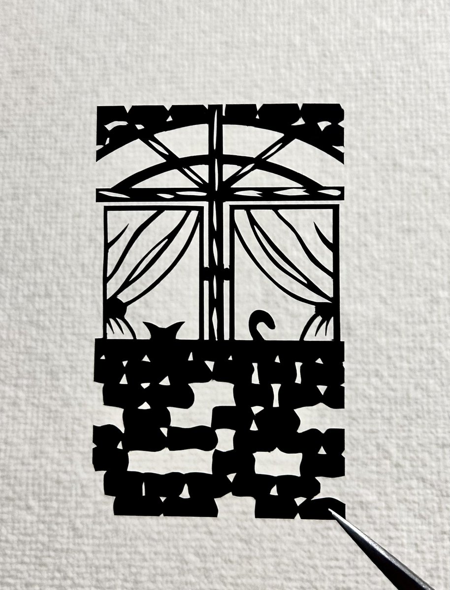 RyoKirie1107's tweet photo. #切り絵 の #再開 です！
今日から制作活動を再開していきます！
今後は、下描きから完成までの流れをまとめアップしていきます！
不定期更新になりますがご了承ください！
また改めてよろしくお��いします！
 #切り絵アート  #イラスト  #アート  #オリジナル https://t.co/AdqG0siCZL