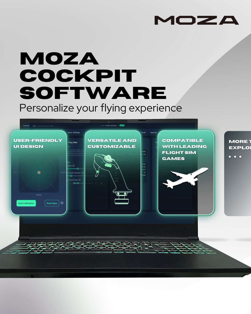 The MOZA Cockpit Software 1.0.6 Update is coming soon!

We’re pleased to announce the MOZA Cockpit Software version 1.0.6 will be released shortly, delivering key improvements for enhanced performance and user experience:

- Comprehensive UI redesign of the Telemetry FFB page for
