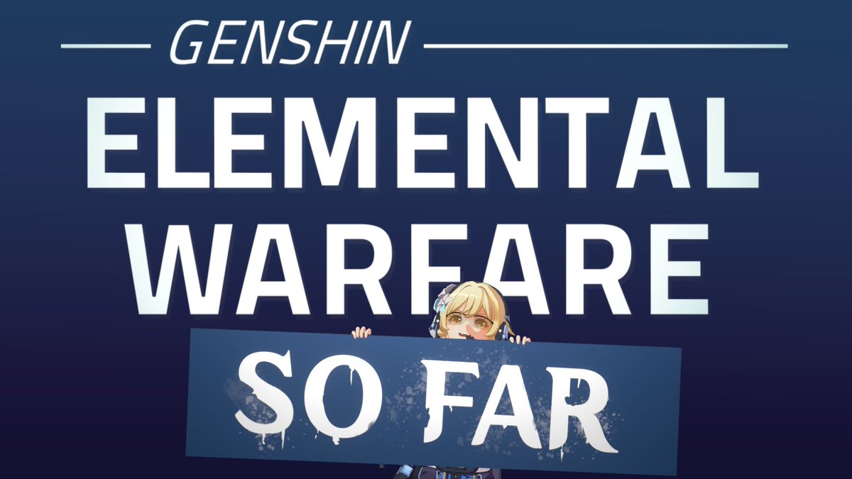 No_Tables's tweet image. 40 Minutes of Genshin with Guns~
ALL the Genshin: Elemental Warfare episodes so far, in one video for your viewing convenience!
Enjoy!
youtube.com/watch?v=b2eL70…
#GenshinImpact #blender