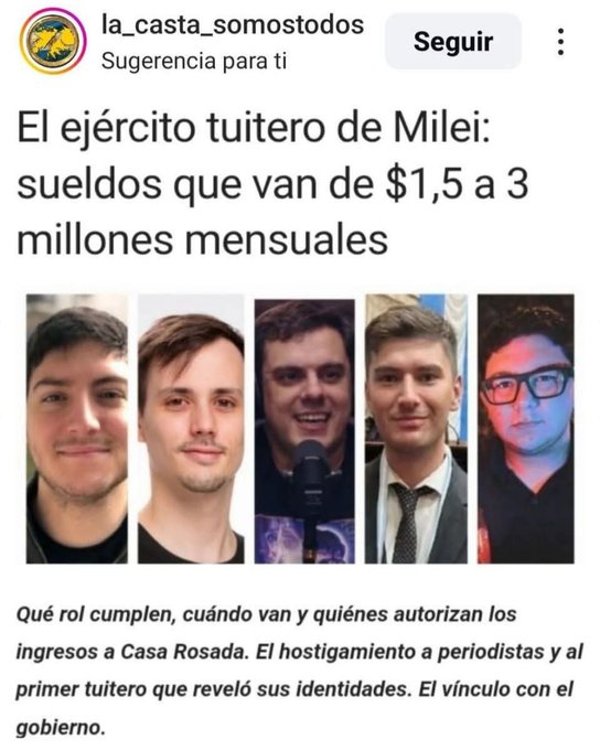 Jackes_is_back's tweet image. 🚨𝗡𝗔𝗗𝗜𝗘 𝗘𝗦 𝗟𝗜𝗕𝗘𝗥𝗧𝗔𝗥𝗜𝗢 𝗚𝗥𝗔𝗧𝗜𝗦

A vos te hacen más podre, mientras se hacen millonarios con la tuya

Hoy es día de recordar los ñoquis del gobierno. 🔥🔥🔥🔥🔥🔥🔥🔥